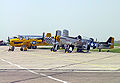 2 P-51 Mustang + T-28 + B-25