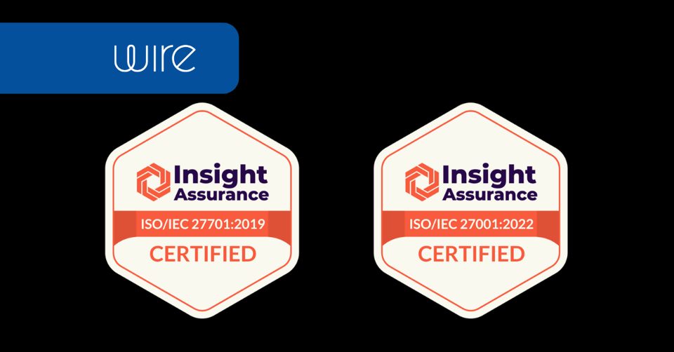 ISO 27001 & 27701 at Wire: Inside Our Certification Journey